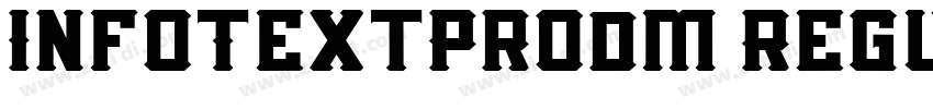 InfoTextProdm Regul字体转换